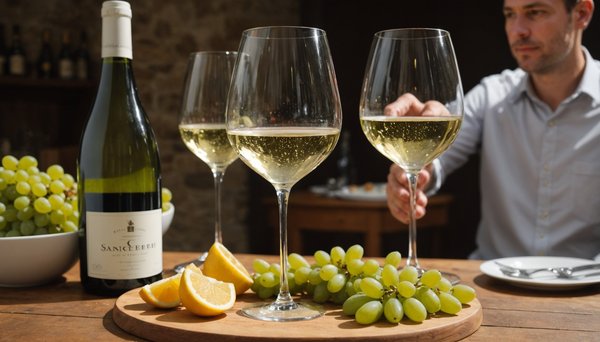 Préparation optimale pour déguster un sancerre blanc